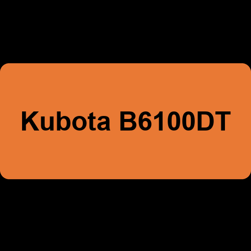 Kubota B6100DT
